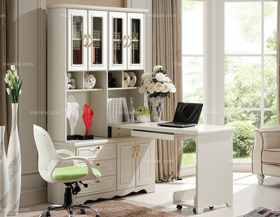 简朴大方 免漆不褪色 玫瑰金拉手 环保吸塑工艺组合柜