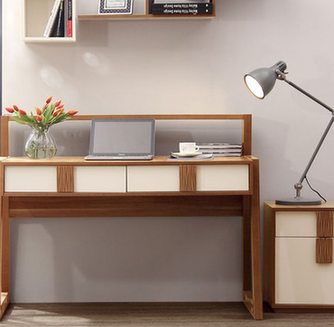 现代台式电脑桌书桌书椅边柜组合家具家用